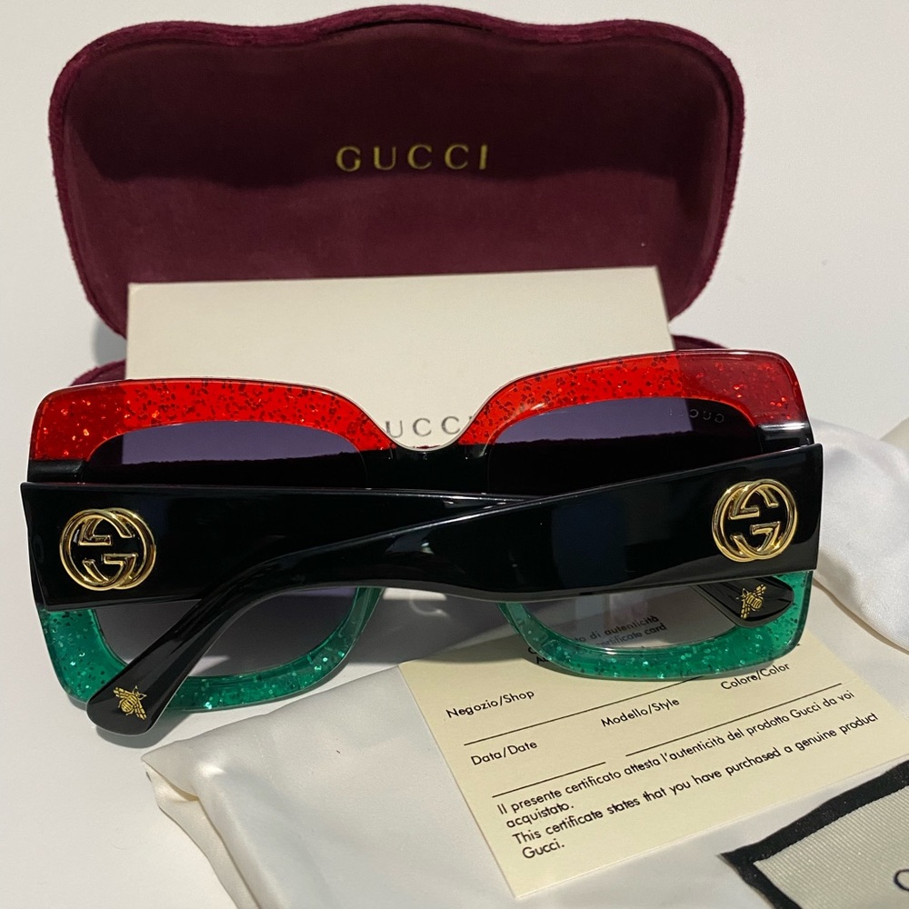 Gucci Urban GG 0083S Sunglasses 001 Red